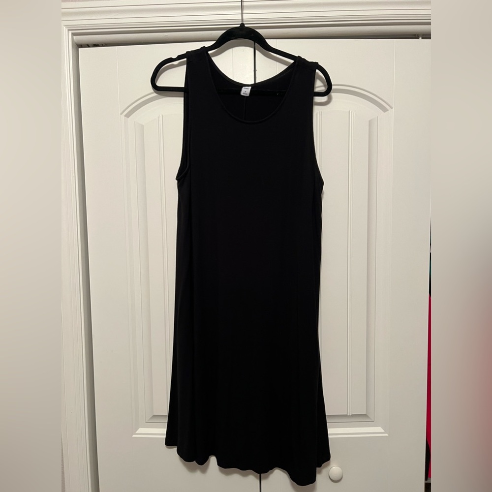 Old navy black XL cotton dress
